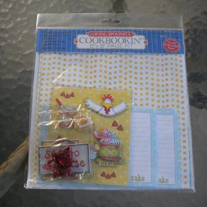 Scrapbook Supplies Loving Spoonful 8”x8” Cookbookin Page Kit NEW